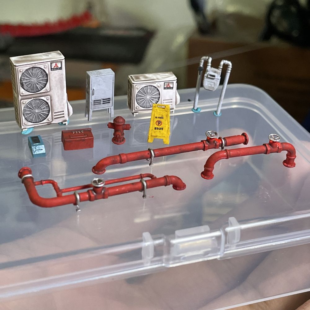 Auto Repair Shop Japan - Diorama 1:64 Model AC Modifikasi Bengkel