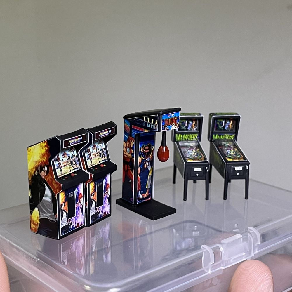 Model Miniatur Mesin Pinball A - Auto Repair Shop Japan ulasan dan harga