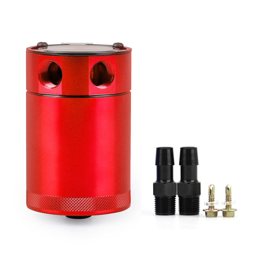 Oil Catch Can Baffled Aluminiu - Oil Drain Tank ulasan dan harga