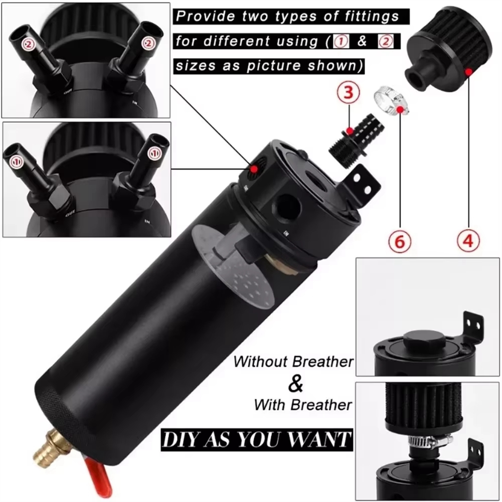 GOODT37C Universal 2 Port Alum - Oil Drain Tank ulasan dan harga