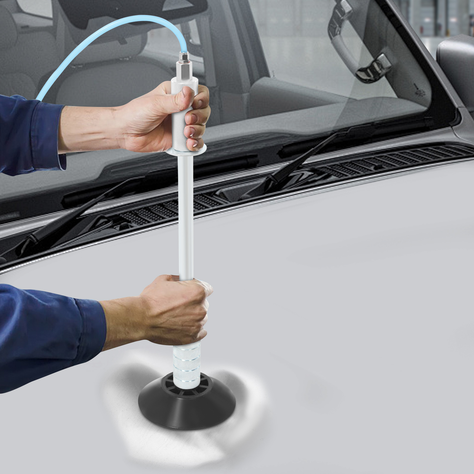 Penarik Lekukan Mobil dengan H - Dent Repair Puller ulasan dan harga