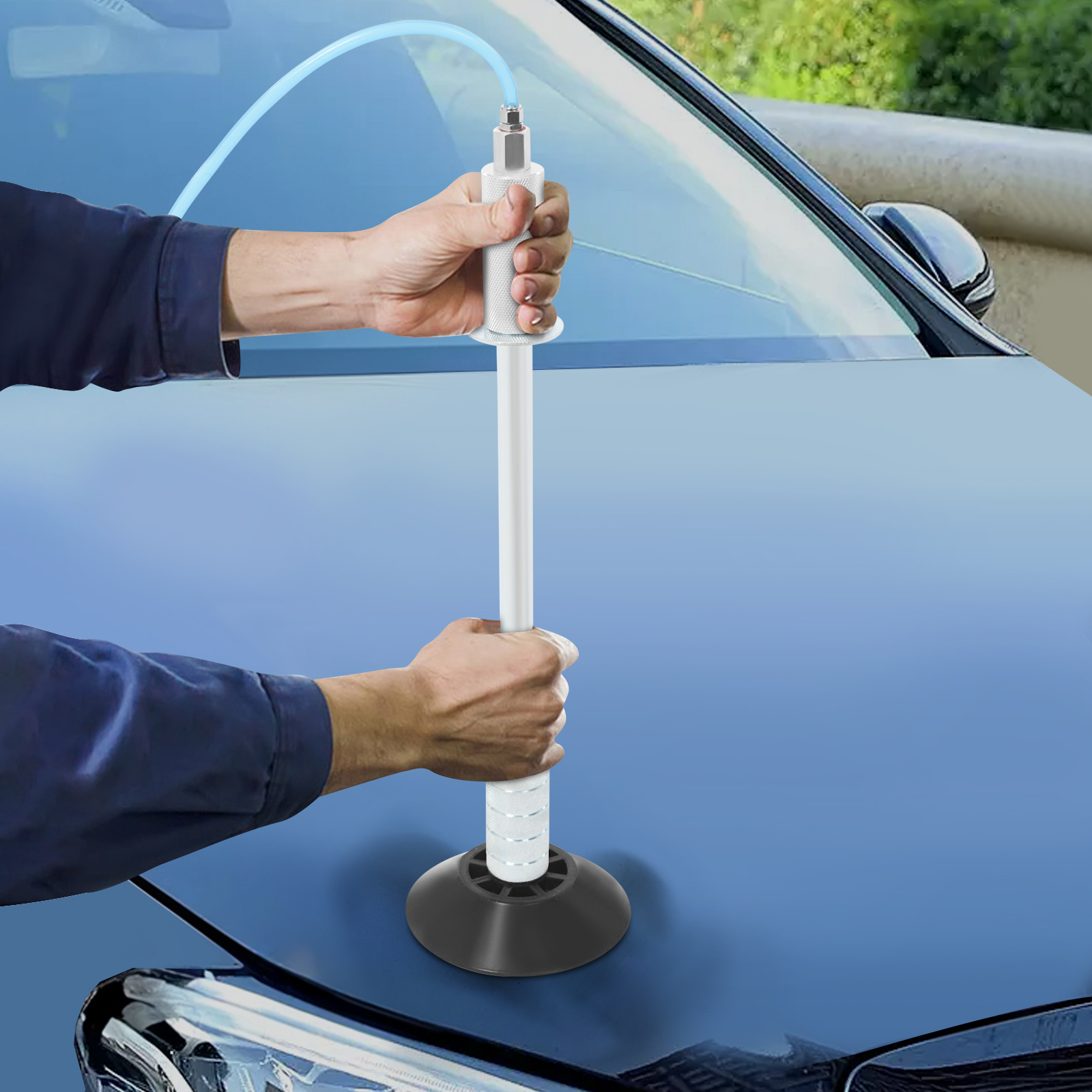 Penarik Lekukan Mobil dengan H - Dent Repair Puller ulasan dan harga