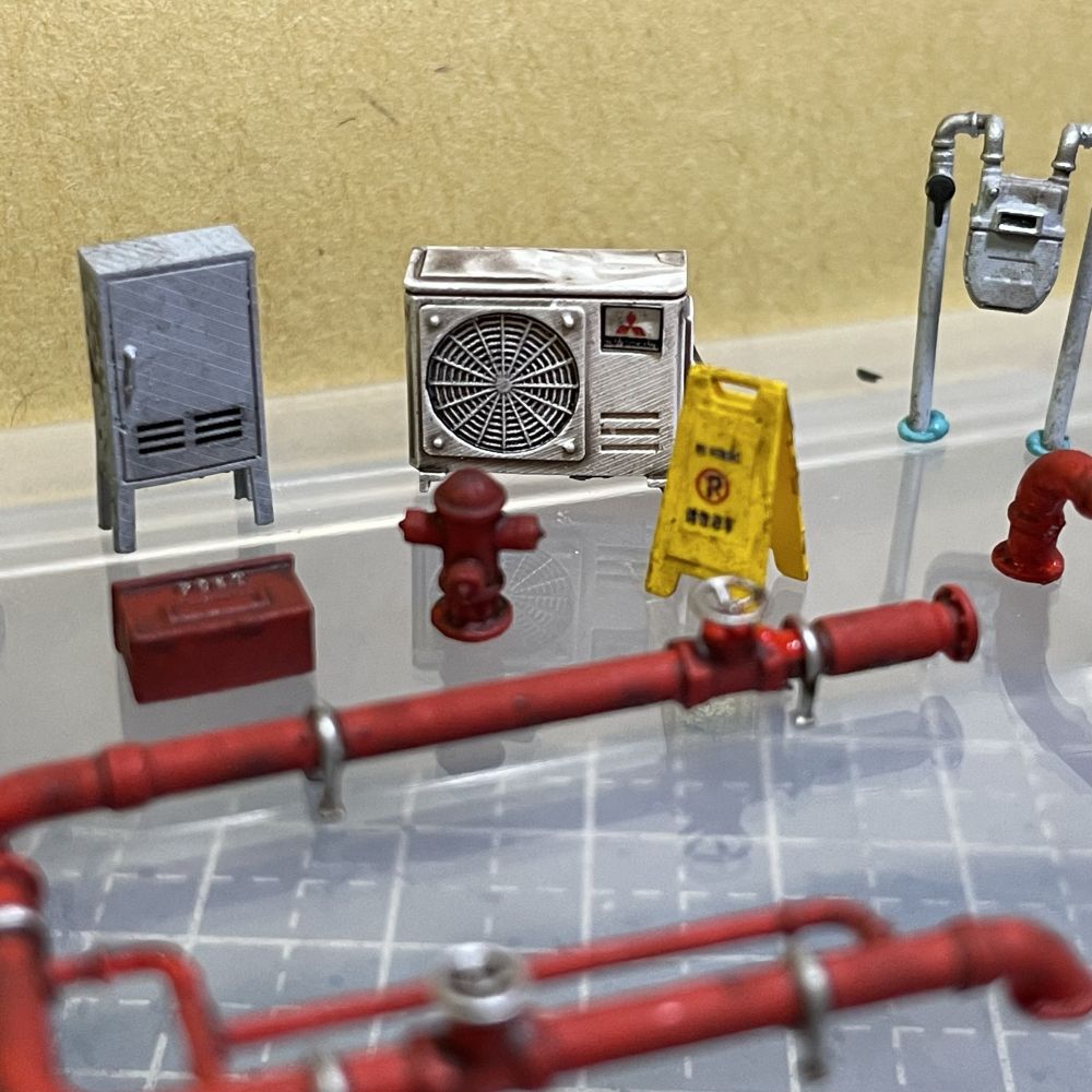 Diorama 1:64 Model AC Modifika - Auto Repair Shop Japan ulasan dan harga