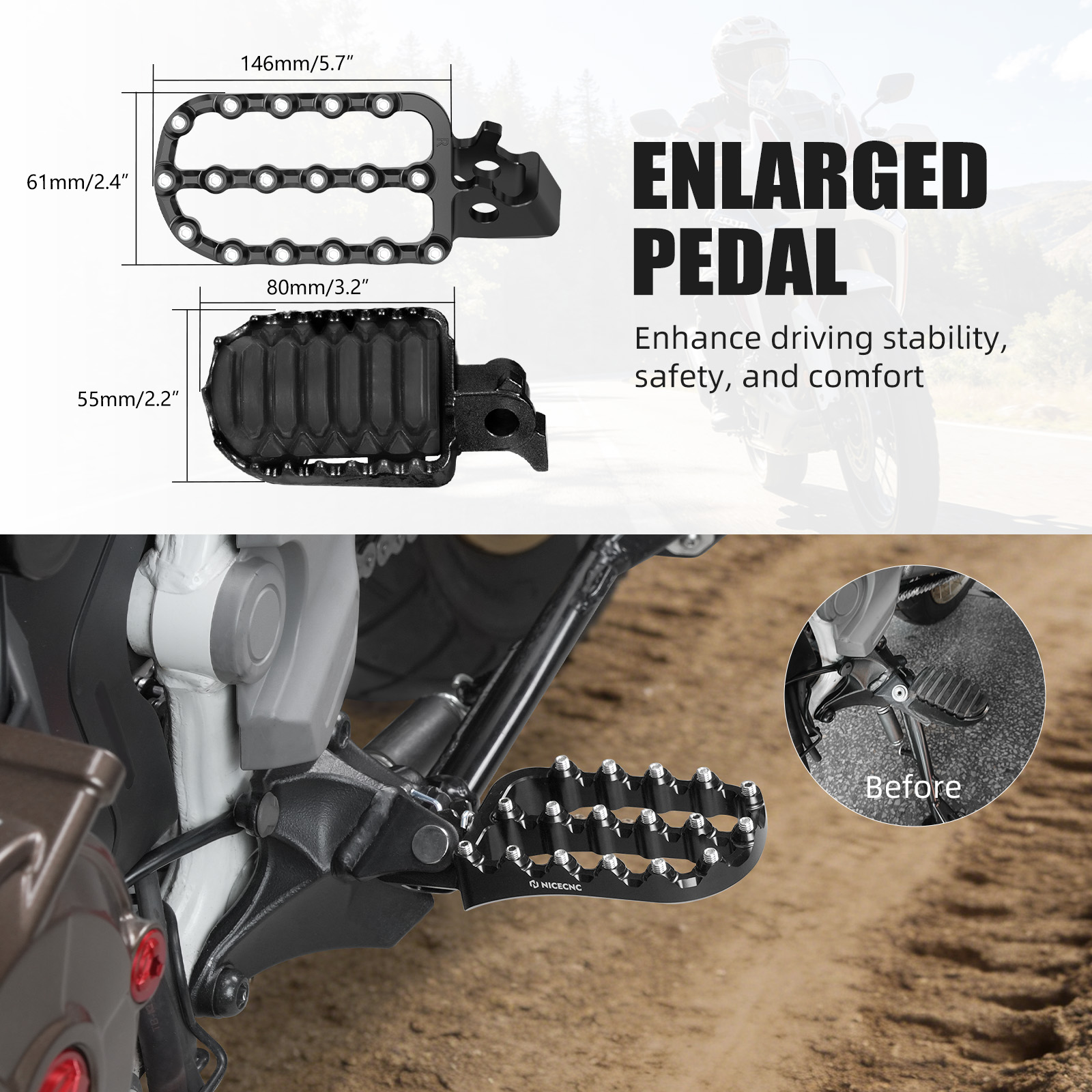 Pijakan Kaki / Footrest untuk  - Exhaust Pipe Expander ulasan dan harga